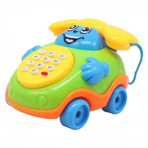 Музыкальная игрушка "Машинка-телефон", зеленый (MiC)