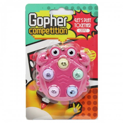 Игра-антистресс "Gopher competition", розовая