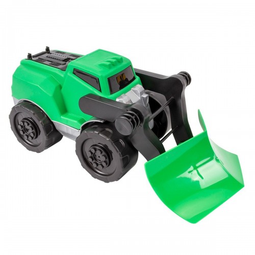 Машинка пластиковая "Строительная Техника: Грейдер", зеленая (Технок)