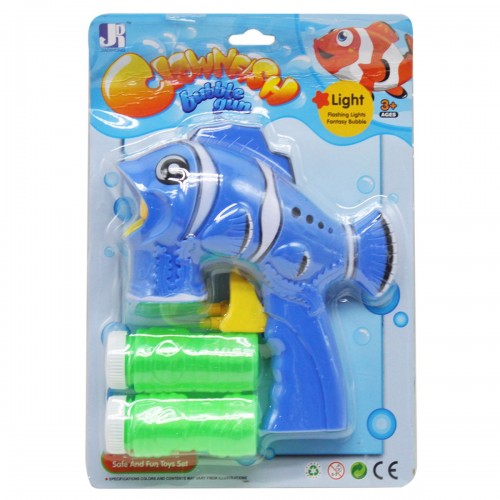 Пістолет з мильними бульбашками "Рибка Немо", синій (MiC)
