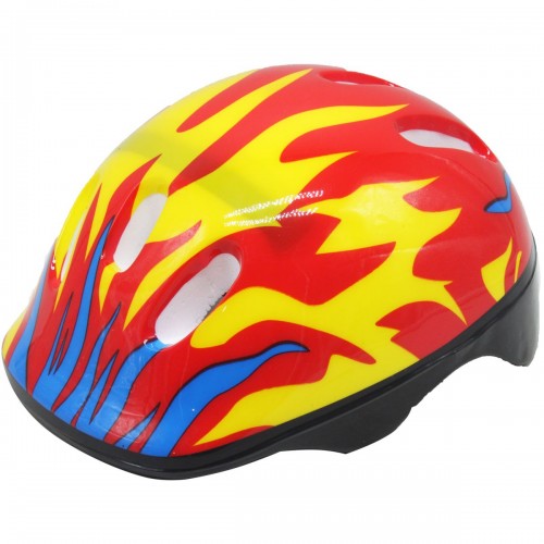 Детский защитный шлем для спорта, желтое пламя (MiC)