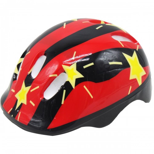 Детский защитный шлем для спорта, красный со звездочками (MiC)
