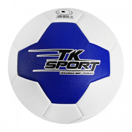 Мяч футбольный "TK Sport" №5, белый (MiC)
