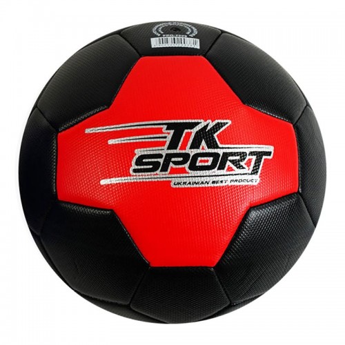 Мяч футбольный "TK Sport" №5, черный (MiC)