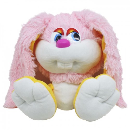 Мягкая игрушка "Зайка-коротышка", 30 см, розовый (Nikopol)