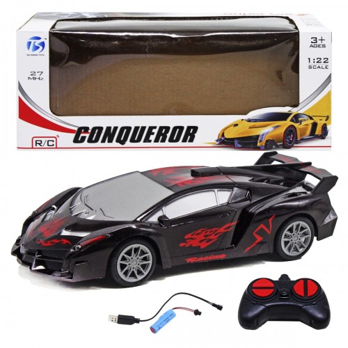 Машина "Lamborghini" RC, чорно-червона