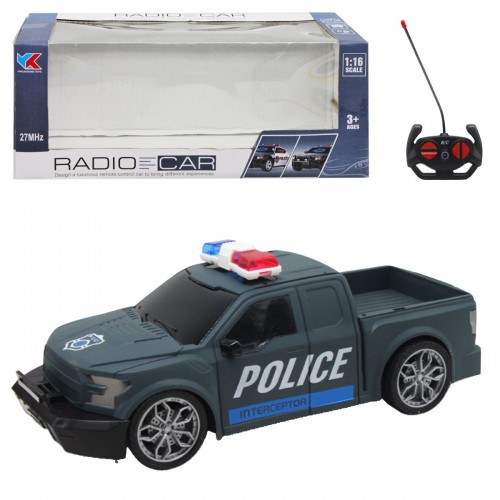 Машина на радиоуправлении полицейская серая (MiC)