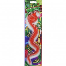 Іграшка лизун “Змія”, червона (28 см)