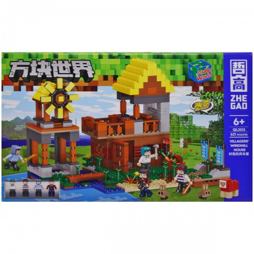 Конструктор "Cube world", 621 деталь (ZHE GAO)