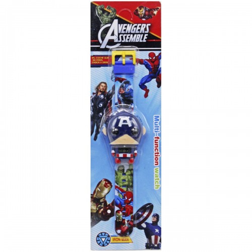 Цифровые часы с персонажем "Капитан Америка" (MiC)