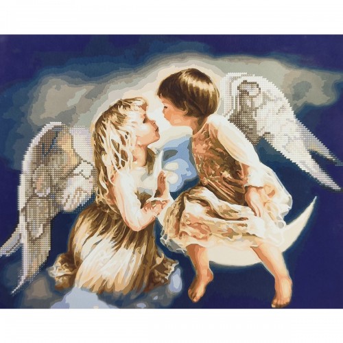 Алмазная мозаика "Милые ангелочки", 40х50 см (Brushme)