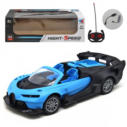 Машинка на радиоуправлении "Bugatti" (синяя) (XINGJIAXIANG TOYS)