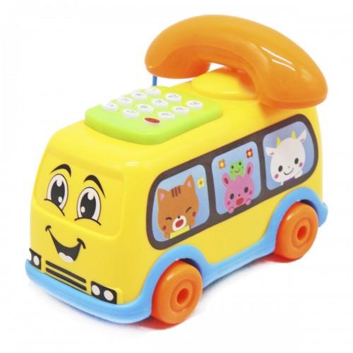 Музична іграшка "Автобус-телефон", жовтий