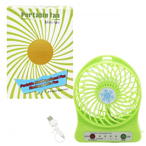 Вентилятор настільний "Portable fan" (зелений) (MiC)