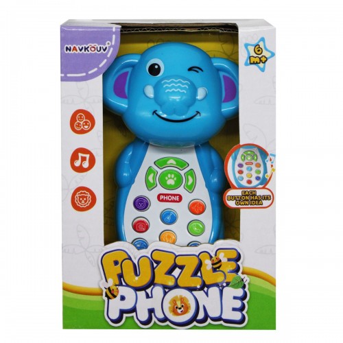 Інтерактивна іграшка "Puzzle phone: Слоненя"