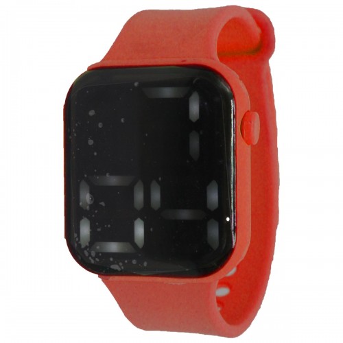 Электронные часы (время, дата, секундомер), красный (MiC)