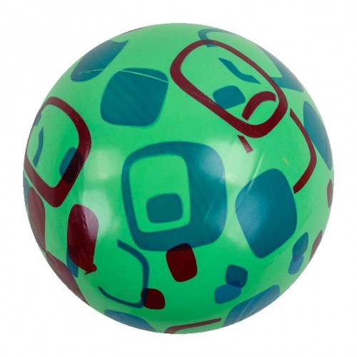 Мячик резиновый с рисунком, зеленый (20 см) (MiC)