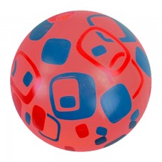 Мячик резиновый с рисунком, красный (20 см)