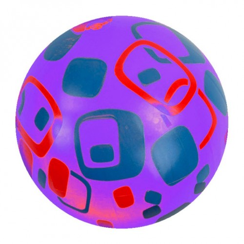 М"яч гумовий з малюнком 20 см фіолетовий (MiC)