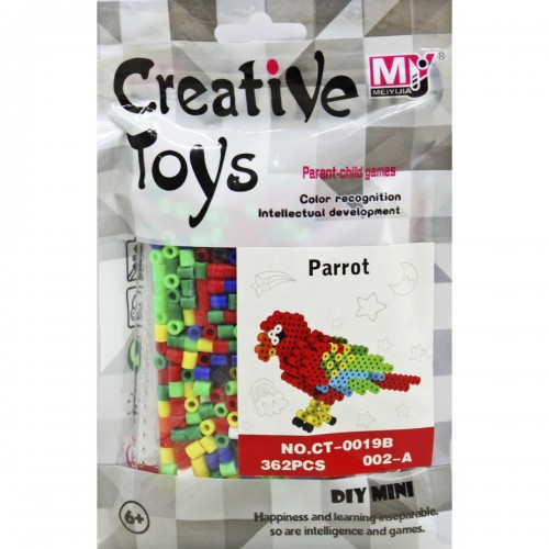 ТЕРМОМОЗАИКА "Creative Toys: Попугай" (MEIYJIA)
