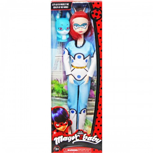 Лялька Леді Баг: Ріна Руж у блакитному + фігурка