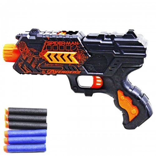 Пистолет "Avengers" с патронами и орбизами (оранжевый) (MiC)