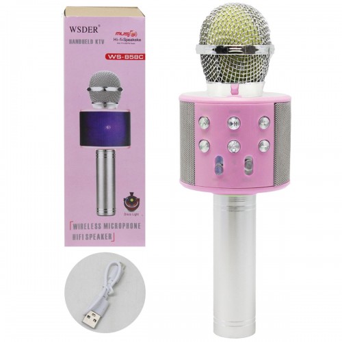 Микрофон беспроводной "Handheld KTV", розовый (MiC)