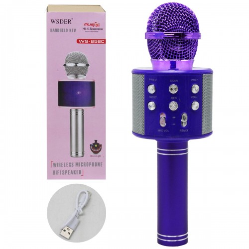Микрофон беспроводной "Handheld KTV", фиолетовый (MiC)