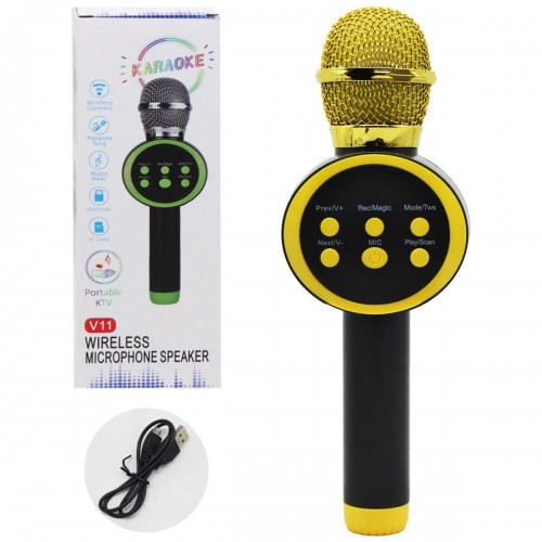 Мікрофон бездротовий "Wireless Microphone", жовтий