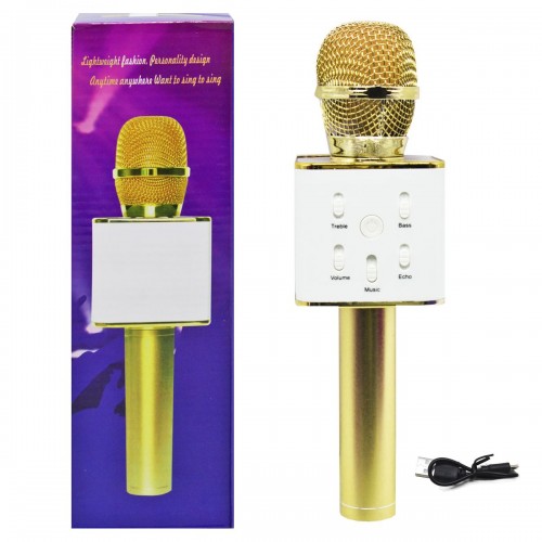 Микрофон "Wireless Microphone", золотой (MiC)