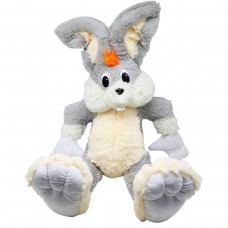 Мягкая игрушка Кролик Бакс Банни серый
