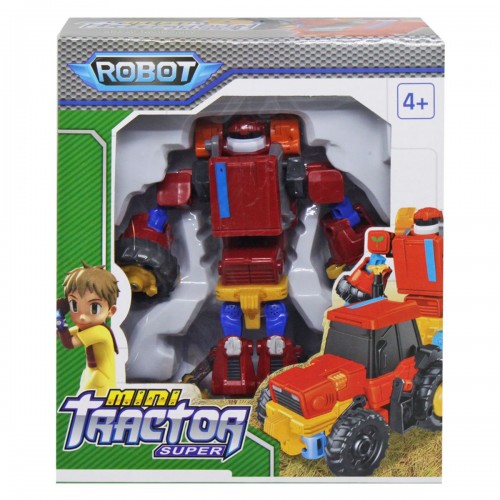 Трансформер "Робот-трактор" (красный) (MiC)