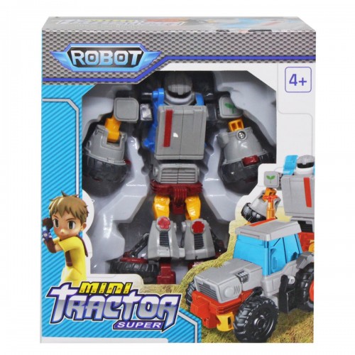 Трансформер "Робот-трактор" (сірий) (MiC)