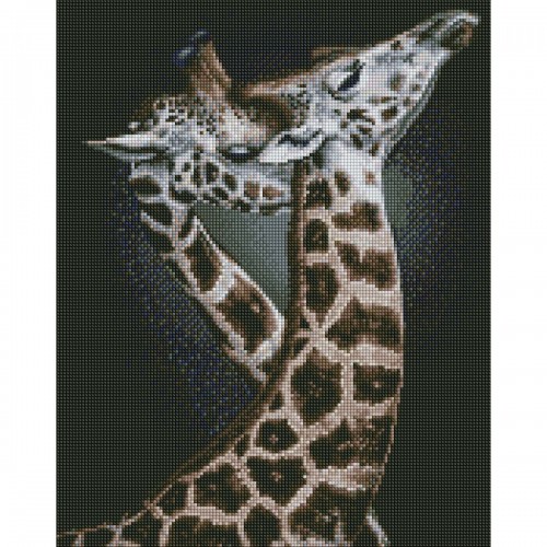 Алмазная мозаика "Жирафы" 40х50см (Ідейка)