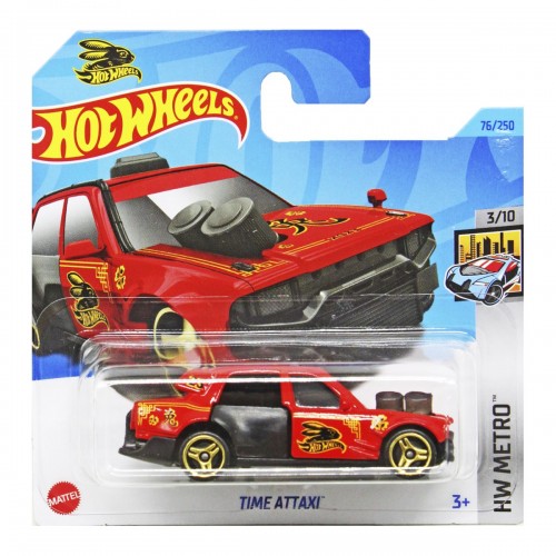 Базова машинка Hot Wheels TIME ATTAXI RED (Hot Wheels)