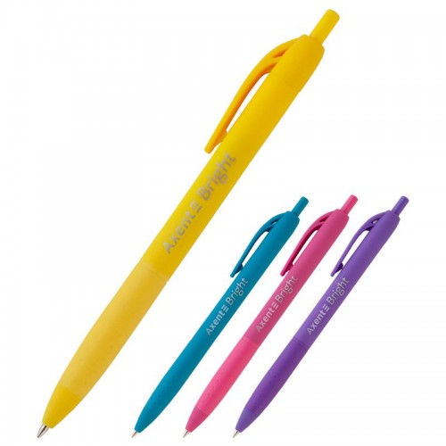 Ручка шариковая автоматическая "Bright" (Axent)