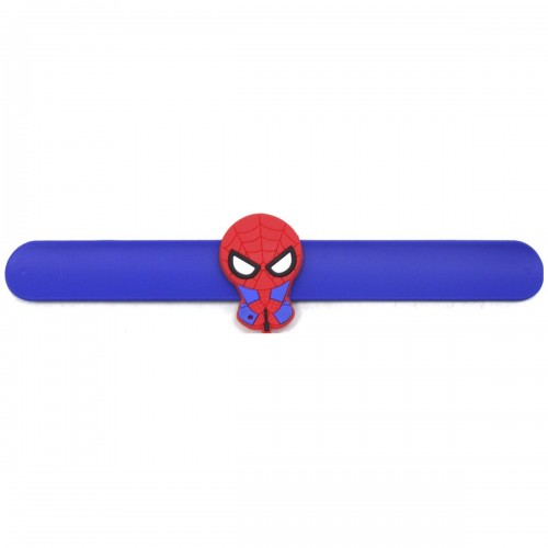 Слэп-браслет "Человек паук" , синий (MiC)