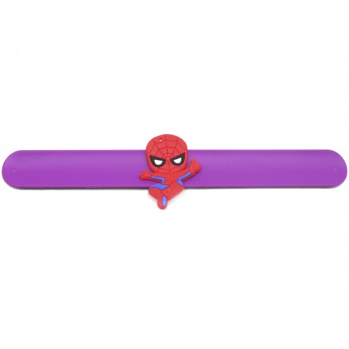 Слэп-браслет "Человек паук", фиолетовый (MiC)