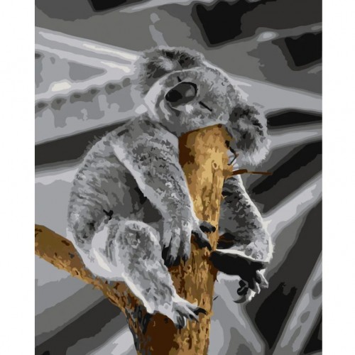 Картина за номерами "Сонна коала" ★★★ (Strateg)