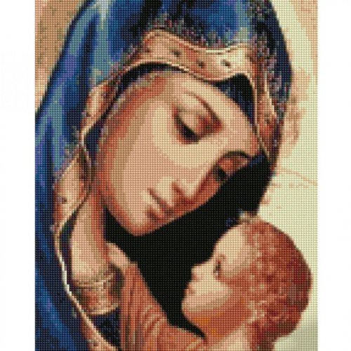 Алмазна мозаїка "Божа Матір" 30х40 см (Strateg)