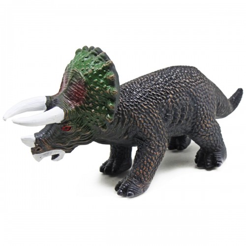 Резиновый динозавр "Трицератопс" с звуком