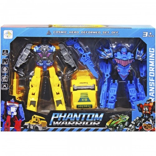 Трансформер "Phantom warrior" жовтий+синій