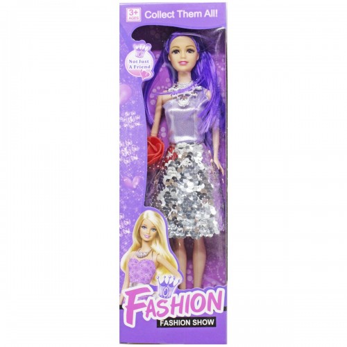 Кукла "Fashion show" в сиреневом (28 см) (MiC)