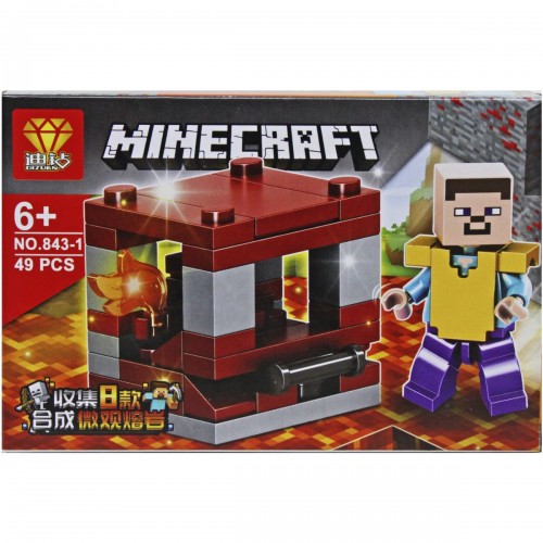 Конструктор "Minecraft", 49 дет. (вид 1) (Dizuan)