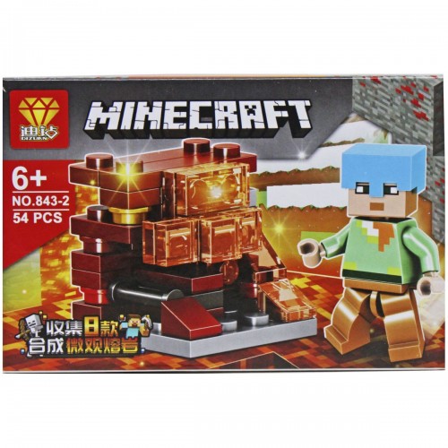 Конструктор "Minecraft", 54 дет. (вид 2) (Dizuan)