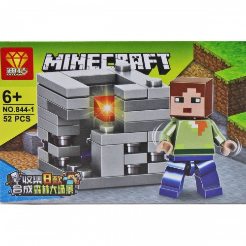 Конструктор "Minecraft", 52 дет. (вид 1) (Dizuan)