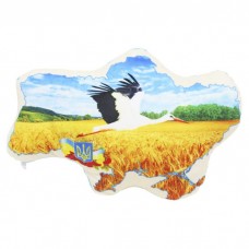 Сувенирная игрушка-подушка Карта Украины вид 2