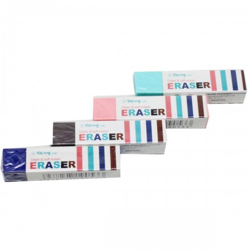 Гумка кольорова "Clean & Soft Eraser" (YaLong)
