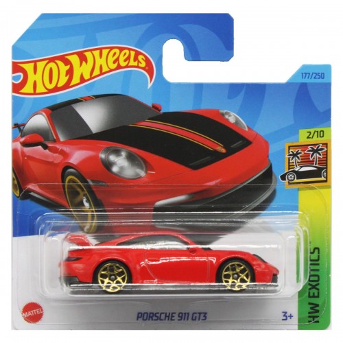 Машинка "Hot Wheels: Posche 911 GT3 Red" (оригинал) (MiC)