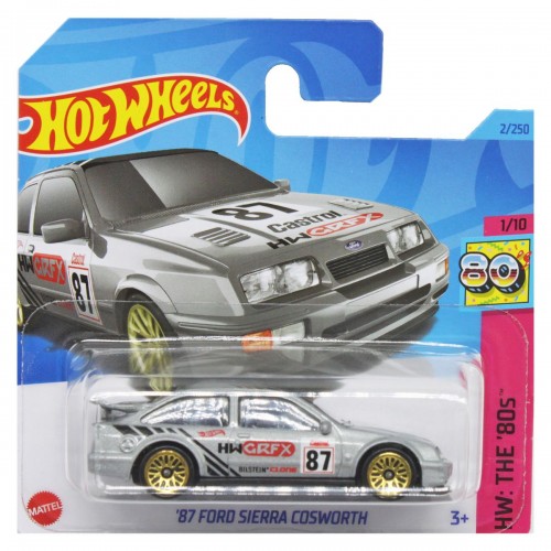 Машинка "Hot Wheels: 87 Ford sierra cosworth silver" (оригинал) (MiC)